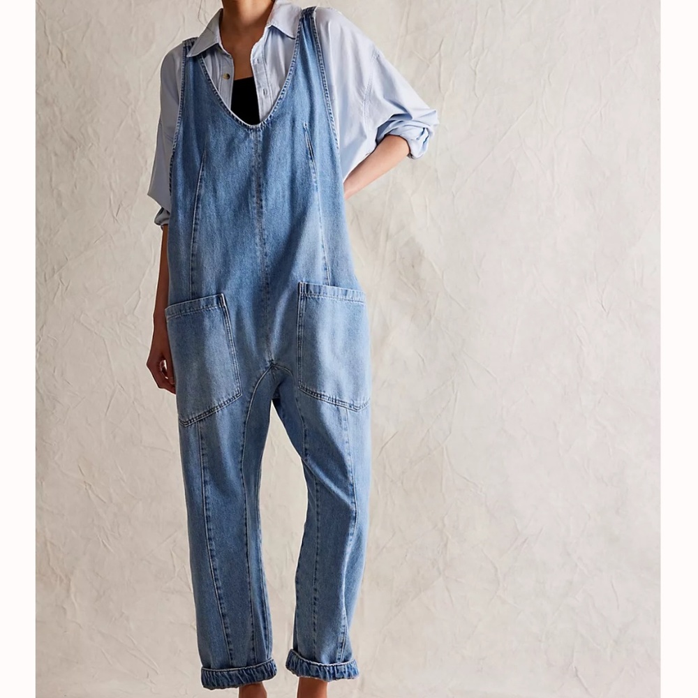 FREE PEOPLE- We the free high roller jumpsuit